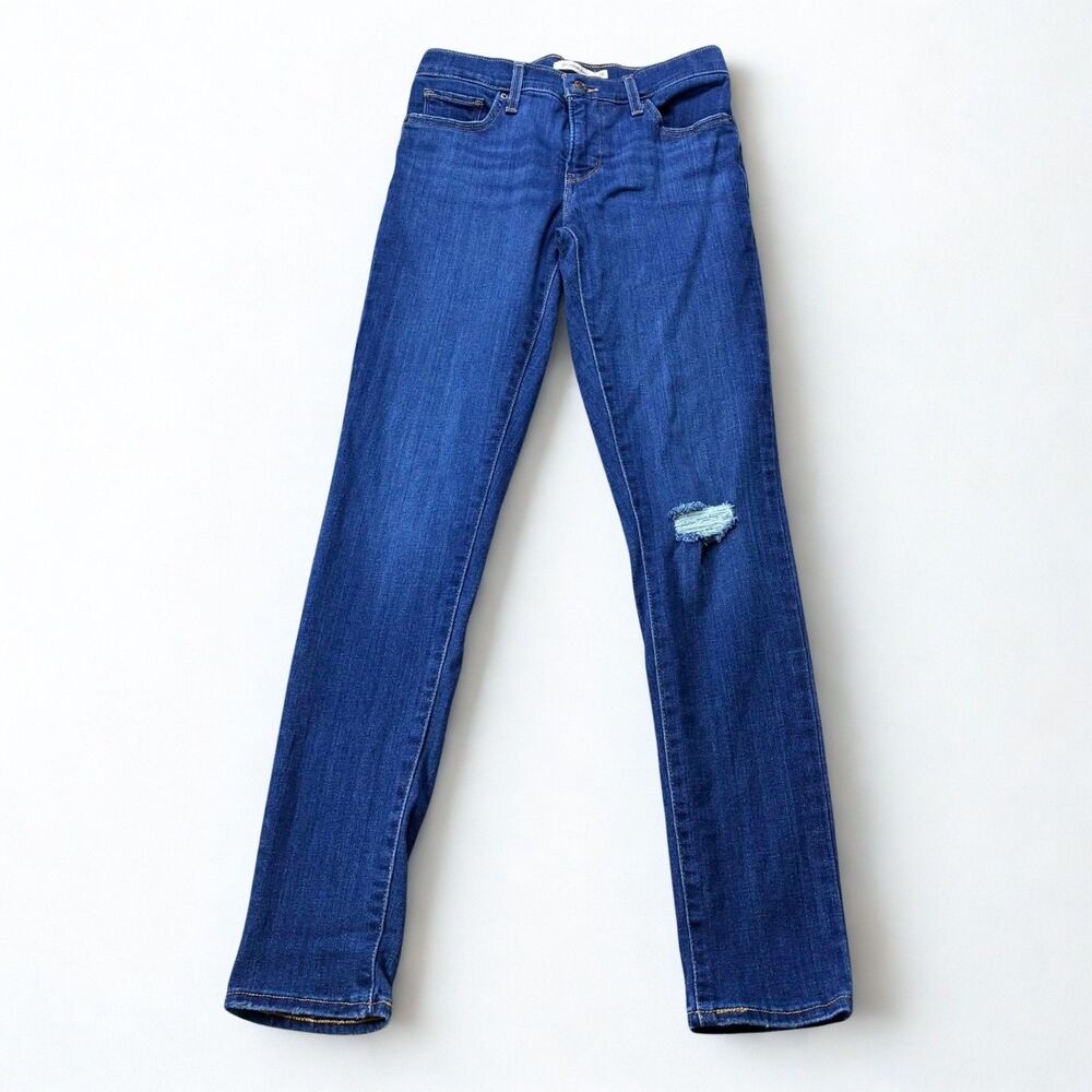 Levis 311 Shaping Skinny Jeans Womens 26x30 Dark Wash Stretch Mid Rise Denim